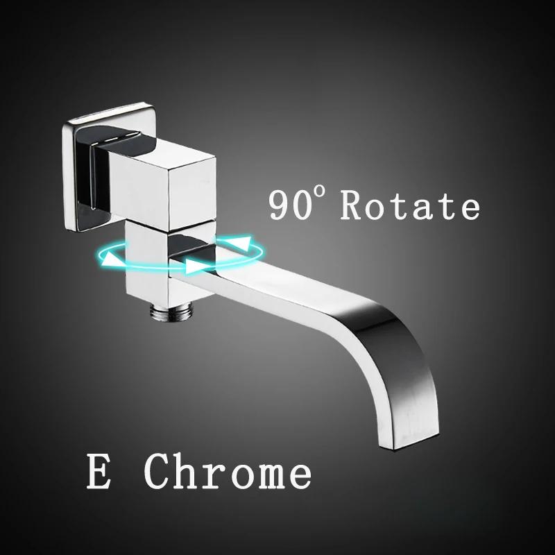 Matte Black Or Chrome Solid Bass Outlet Wall Mounted Shower Spout Bath Tub Shower Mixer Faucet Spout Filler 180 degreeFolding