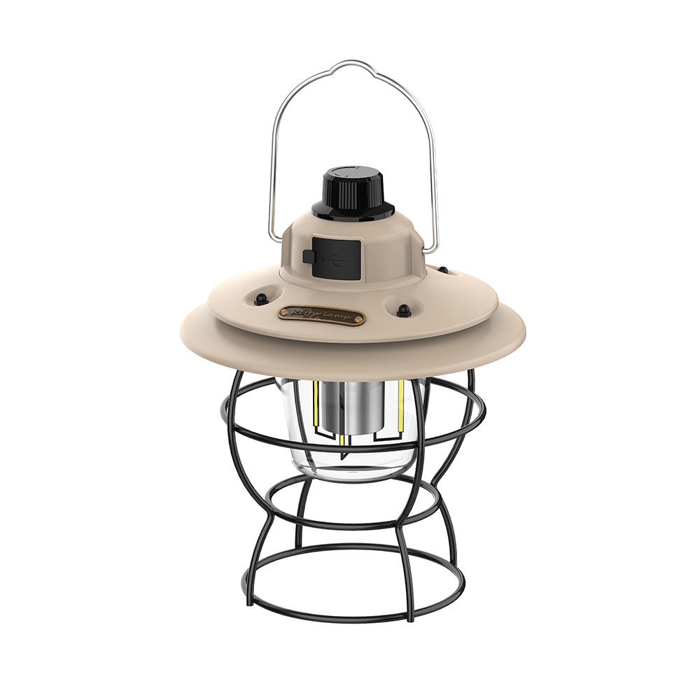 Retro horse lantern outdoor camping light tent light camp light atmosphere light rechargeable camping light LED lighting hanging lantern