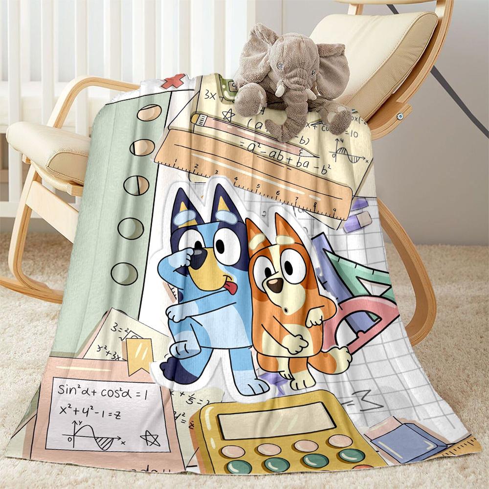 Bluey Bingo's Adventure Blanket Comfortable Great for Office Bedding Livingroom for All Occasions Stylish Decor Ideal Gift For Birthday Valentine'S Da
