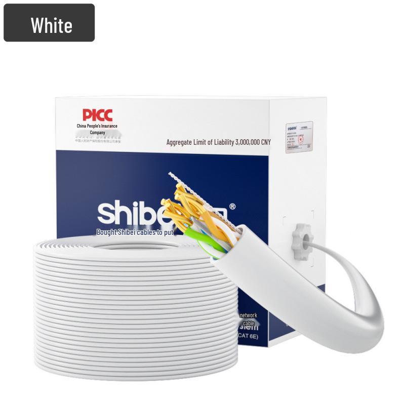 Seebest Shielded Gigabit Network Cable Cat5e/Cat6/Cat6a, Oxygen-Free Copper, POE, 305m
