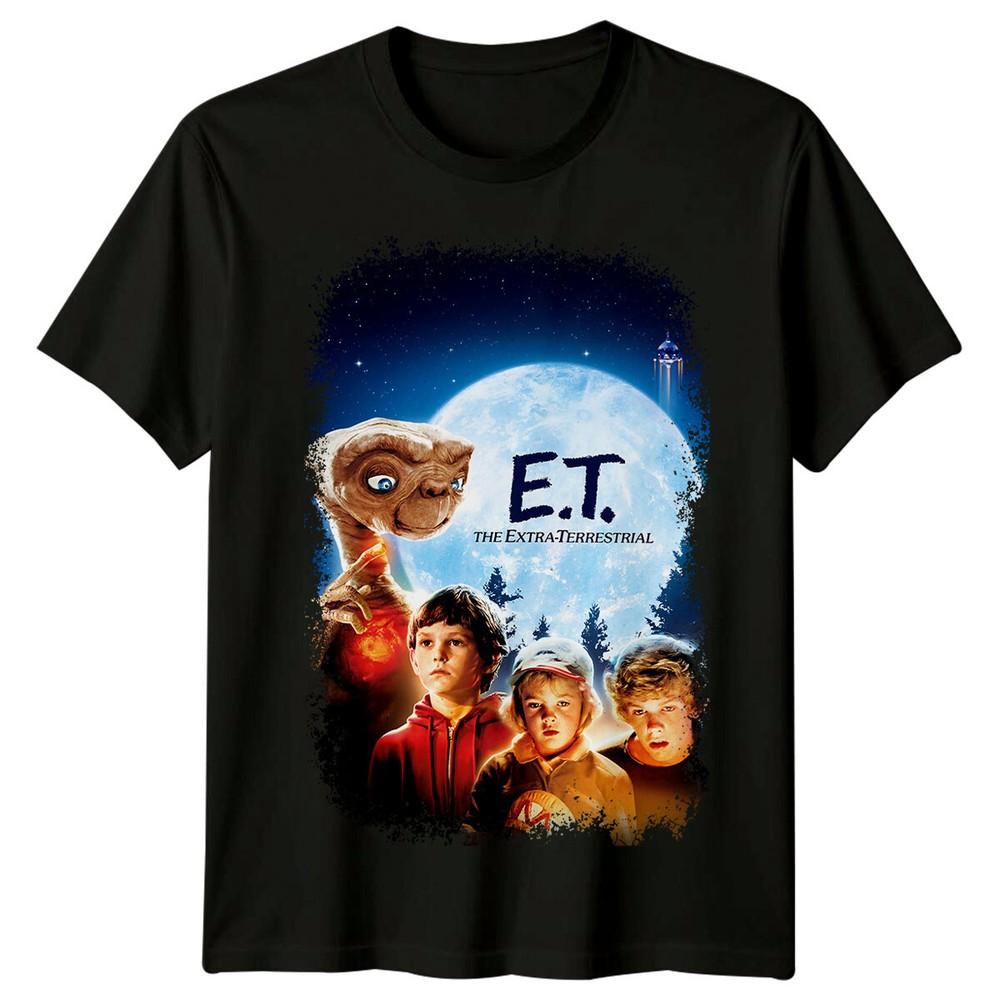ET the Extra-Terrestrial (1982) Movie Poster Inspired T-Shirt Retro 80s Tee