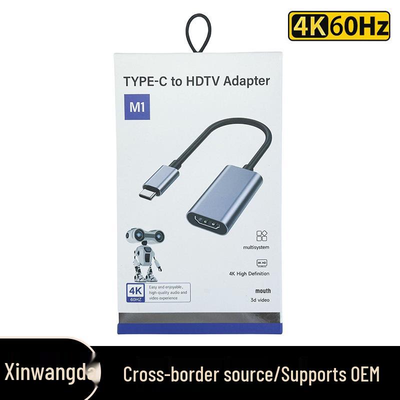 Type-C to HDMI Screen Mirroring Cable, 4K 60Hz UHD Adapter for HDTV