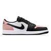 Air Jordan 1 Retro Low OG GS Отбеленные коралловые детские кроссовки Розовый Черный Белый CZ0858-061