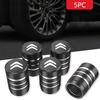 5Pcs Metal Alloy Car Wheel Tire Valve Stem Caps For Citroen C4 C3 C5 C1 C2 Berlingo C-Elysee C4-Picasso C4-Aircross Accessories alp123