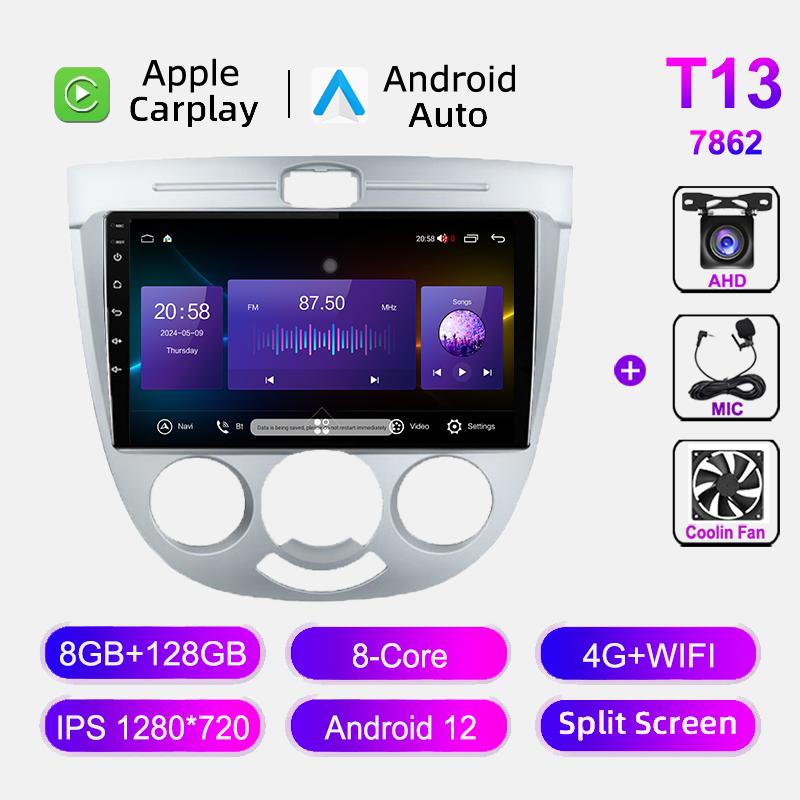 2 Din Android Car Radio Carplay для Chevrolet Lacetti J200 Buick Excelle Hrv Daewoo Gentra 2 Автомагнитола Мультимедийный Плеер GPS HU