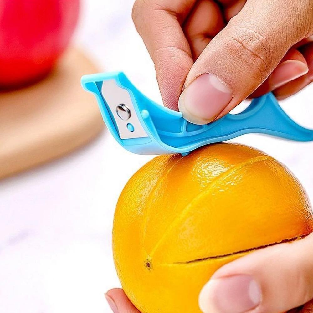 Portable Fruit Peeler Apple Kiwi Orange Cutter Stainless Steel Vegetable Peelers Manual Peeling Potatoes Peeler Kitchen Tools