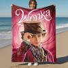 1pc WonkaOutdoor Flannel Blanket Soft Plush Decor for Picnics, camping,Bedroom, Playroom, or Lunch Breakn1139A