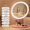 round girly pink 3-color light 5x magnification, Round Girly Pink 3-Color Light 5X Magnification