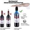 1/2Pcs Push Style Vacuum Wine Stoppers Sealed Storage Wine Preserver Wine Bottle Stoppers  Bar Tools