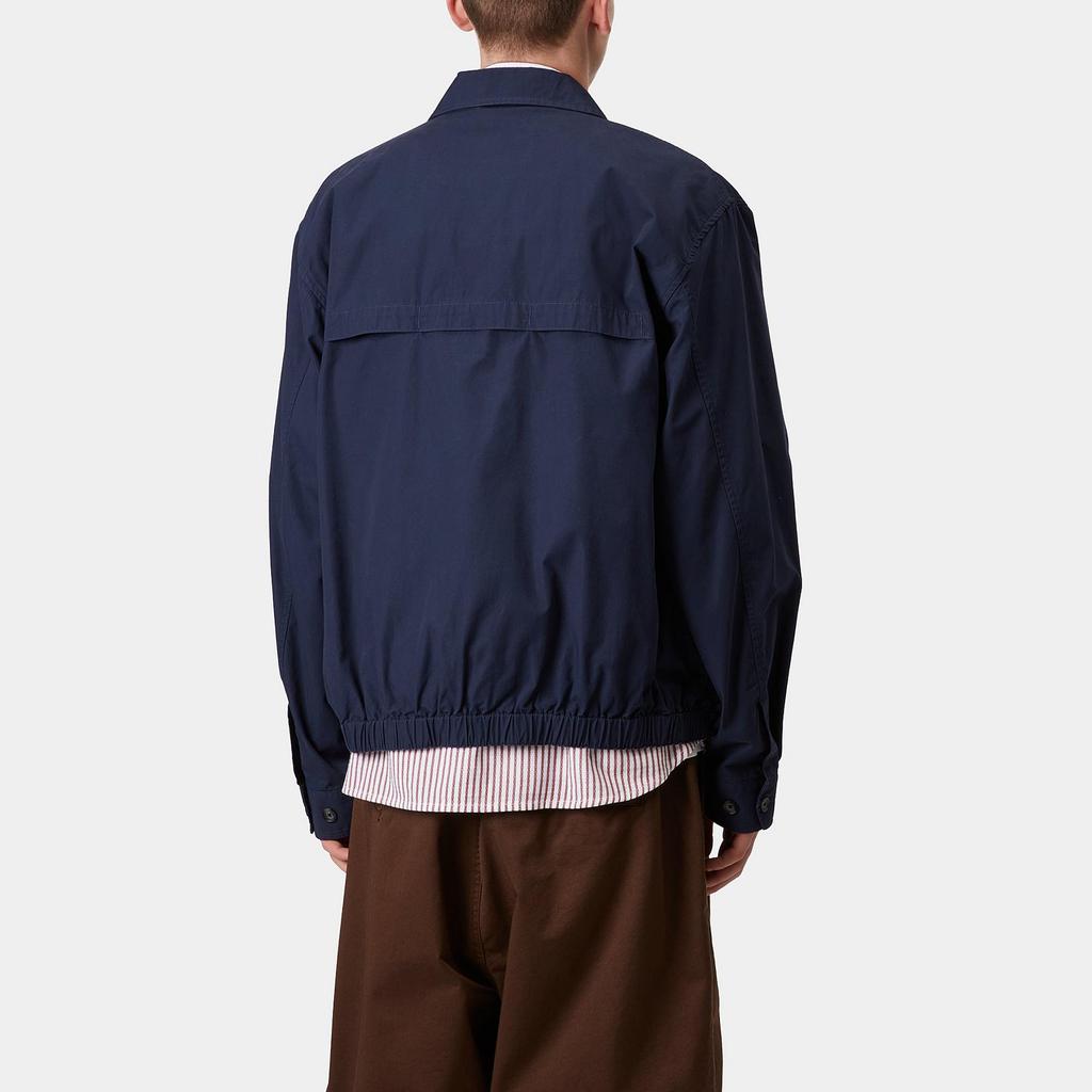 Carhartt WIP SS25 Грудь C Вышитый Логотип Свободный Подол Повседневная Куртка Мужская Куртка Темно-Синий I034516-36J-XX