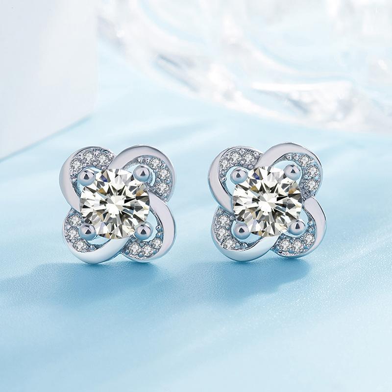 925 Silver Stud Earrings Beautiful Earrings High Quality For Women Earring Wedding Fine Jewelry Accessories Party Gift