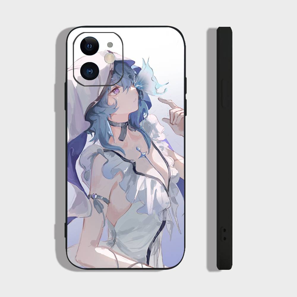The Shorekeeper Game W-Wuthering Waves Phone Case For IPhone 17 Air 16 15 14 13 Pro Max 11 12 Black Silicone Cover