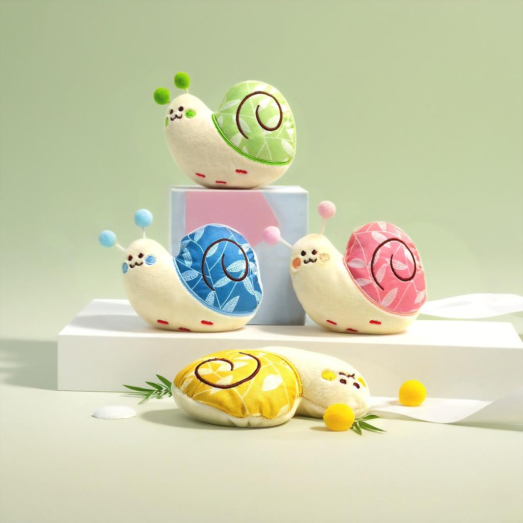 Креативная жевательная игрушка для питомцев для чистки зубов, интерактивная пищалка в форме улитки для кошек и собак, забавные принадлежности для игры с укусами