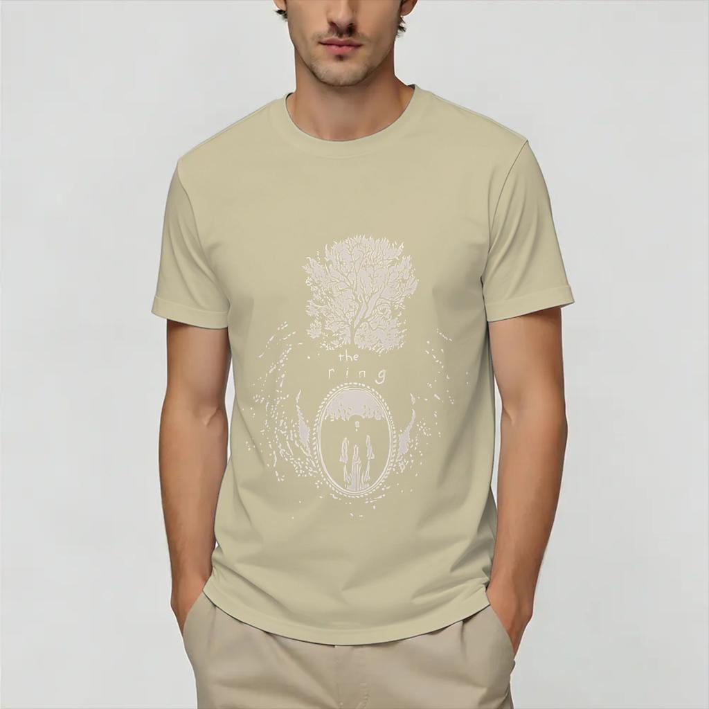 Oversized Tshirt Beach Rings Trending T Shirts Pure Cotton Tshirt For Unisexs Y2k Classic Pattern Short Sleeve Clothing