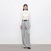 VEROMODA 2025 A/W Shiny Belt High-Waist Wide-Leg Casual Pants