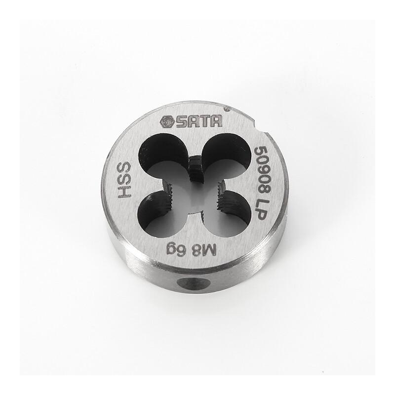SATA 50910 Круглая плашка из быстрорежущей стали с крупной резьбой M10x1.5