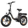 ZAZAWORK 20-inch Folding Electric Bike 250W 47Nm Motor 48V 16Ah Battery 25km/h Speed 100km Range 7 Speeds Spring Suspension Disc Brakes
