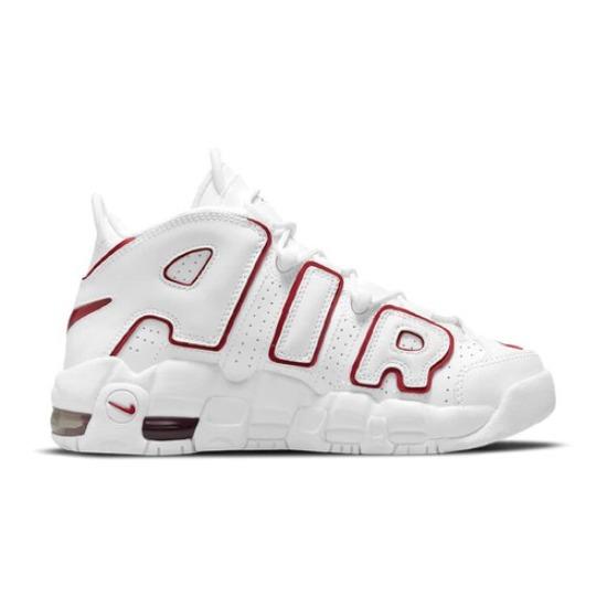 Nike Air More Uptempo Low Белый/Красный 2021 - DJ5988-100