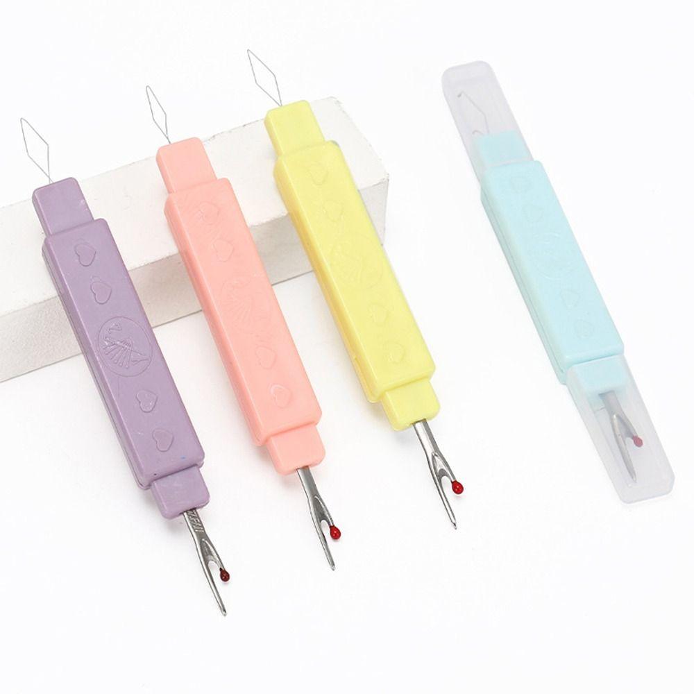 Пластиковая ручка для удаления ниток 2 в 1 Распарыватель швов Бытовой швейный вспарыватель швов