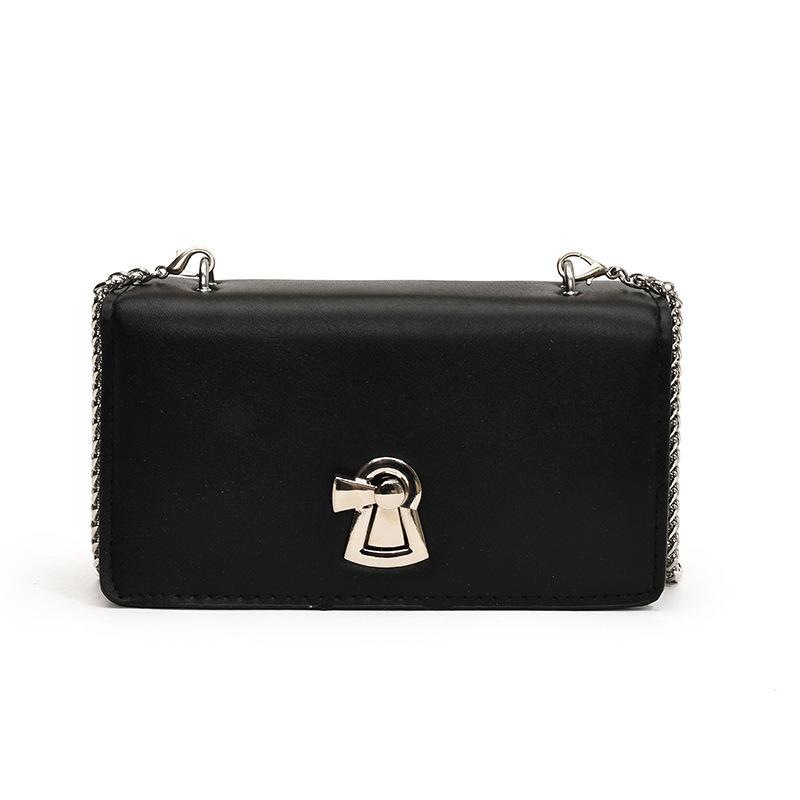 Маленькая сумка на цепочке, женская новая модная сумка через плечо, студенческая универсальная сумка на цепочке