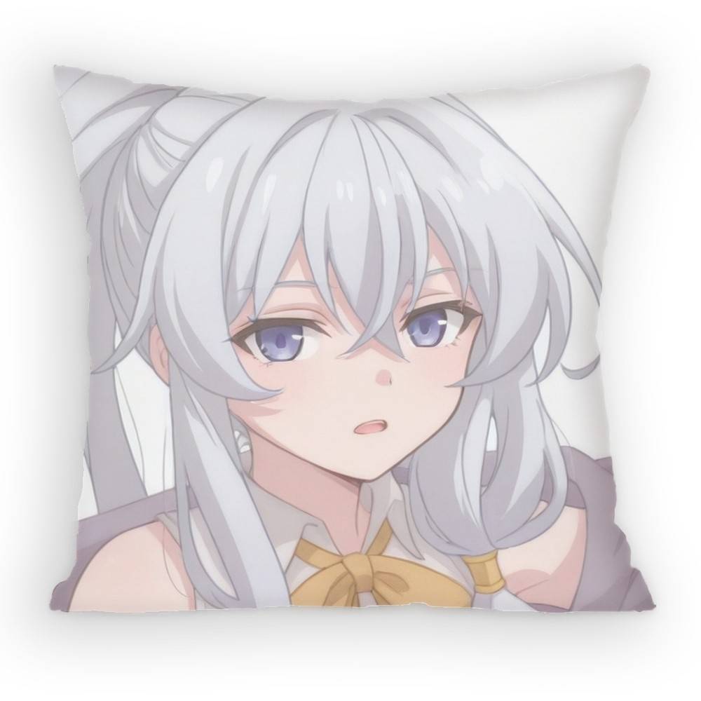 Wandering Witch The Journey Of Elaina Anime Girl Pillow Case Sofa Living Room Bedroom Headboard Cushion Square Cushion Nap Time