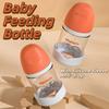 Cartoon Newborn Glass Bottle Wide Mouth Baby Milk Bottle Baby Feeding Bottle  Infant Feeding