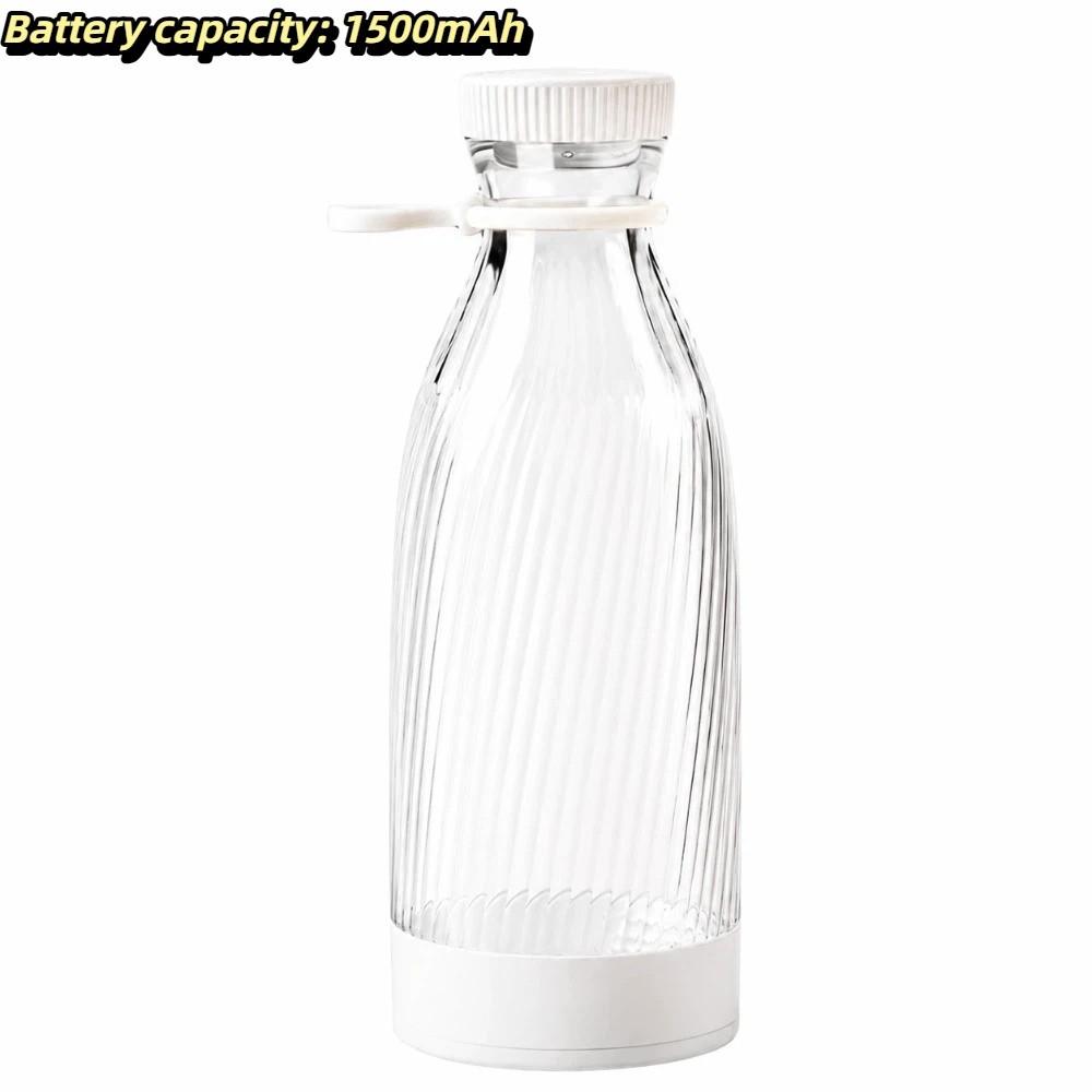 Compact Lightweight Body Fruit Blender Stainless Steel Blades USB Rechargeable Juicer Office Work