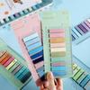 Retro PET Index Sticky Notes: Colorful Bookmark & Instruction Markers