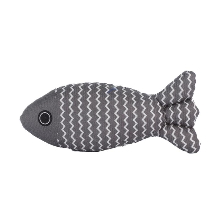 Realistic Eco-Friendly Catnip Artificial Fish Soft Interactive Chew Toy Bite-Resistant for Indoor Cats Chewing Relaxing Opp Bag