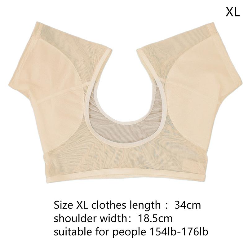 Underarm Sweat Pads T-Shirt Women Armpit Shape Reusable Sweat Pads Washable