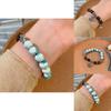 Highquality Butterfly Ceramic Bead Bracelet Classic Retro Style Elegant Womens Wristwear