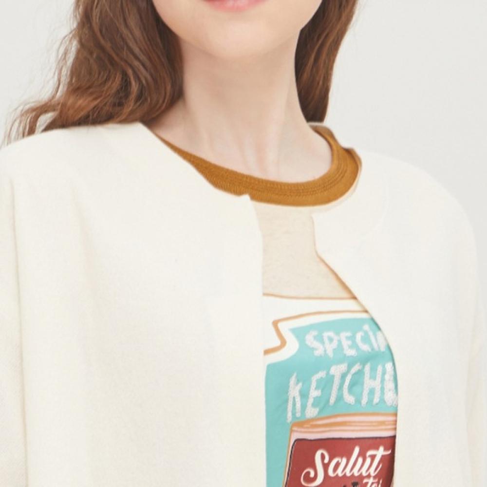 Benetton Кардиган Benetton Pocket Intarsia Knit