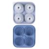 Reusable Golf Shape Ice Trays, Silicone Ice Mould, 4 Cavity Silicone Ice Ball Maker, Easy Release Ice Maker For Cocktails, Whiskey & Homemade Juice