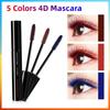 5 цветов 4D тушь для ресниц водостойкая наращивание ресниц бигуди для ресниц косметическая