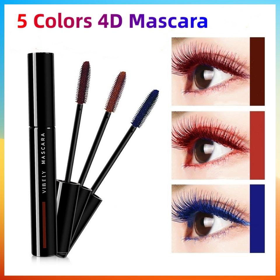 5 цветов 4D тушь для ресниц водостойкая наращивание ресниц бигуди для ресниц косметическая