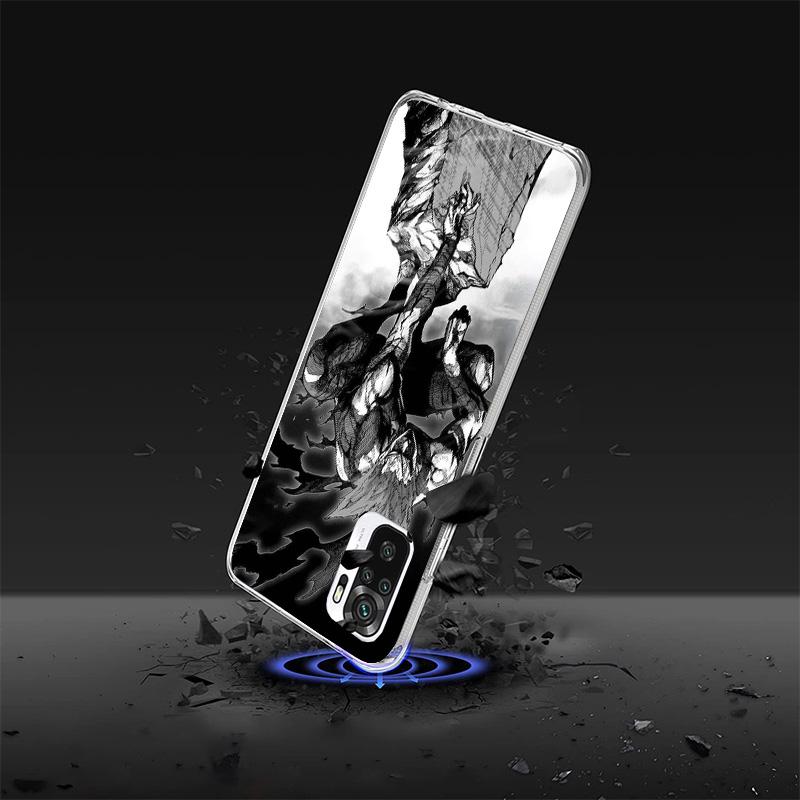 Чехол для телефона аниме One-Punch Man для Xiaomi Redmi Note 15 14 13 12S 12 11 Pro Plus 14S 11S 11E 10 10S 11T 5G Персонализированный чехол Re