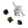 5pcs Interactive Cat Rattle Paper Ball Random Color Cat Scratch Ball Toy  Playing
