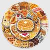 50 шт. Вкусные наклейки-десерты «Вафельная решетка» - Водонепроницаемые DIY-украшения для термокружек