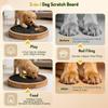 Solid Wood Nail Scratch Pad Rotating Dog Nail File Toy Dog Nail Grinding Pad  Pet Grooming