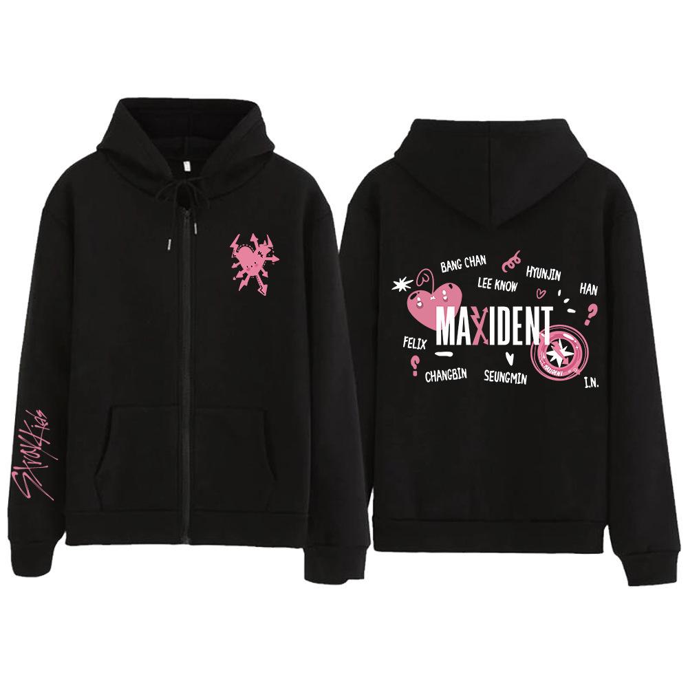 Худи в стиле концерта Stray Kids - Коллекция Maxident