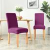 Cover Velvet Chair Thick Purple Velvet