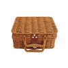 Upgraded Iron Frame Rattan Woven Suitcase - Reinforced Cosmetic Storage Box