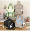 Large Capacity High Fashion Nylon Backpack For Girls With Computer Insert Pocket