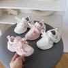 Girls Spring Autumn Breathable Chunky Sneakers Non Slip Soft Sole Fashion Casual Shoes For Little And Middle Kids