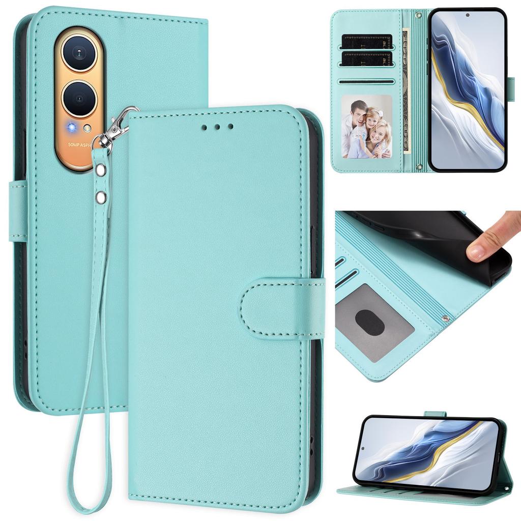 Чехлы для Xiaomi Poco C61 4G/Redmi A3 4G/A3x 4G PU кожаный откидной кошелек чехол для телефона со шнурком