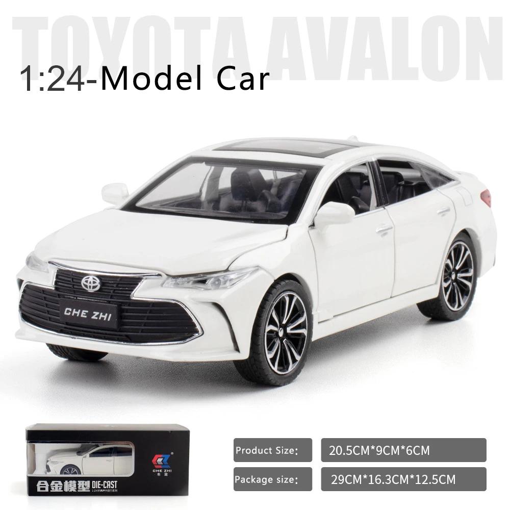 1/24 Toyota Asian Dragon Модель легкосплавного автомобиля Моделирование Звук и Свет Инерционный Детский Игрушечный Автомобиль Мальчик Коллекция Украшения Подарок