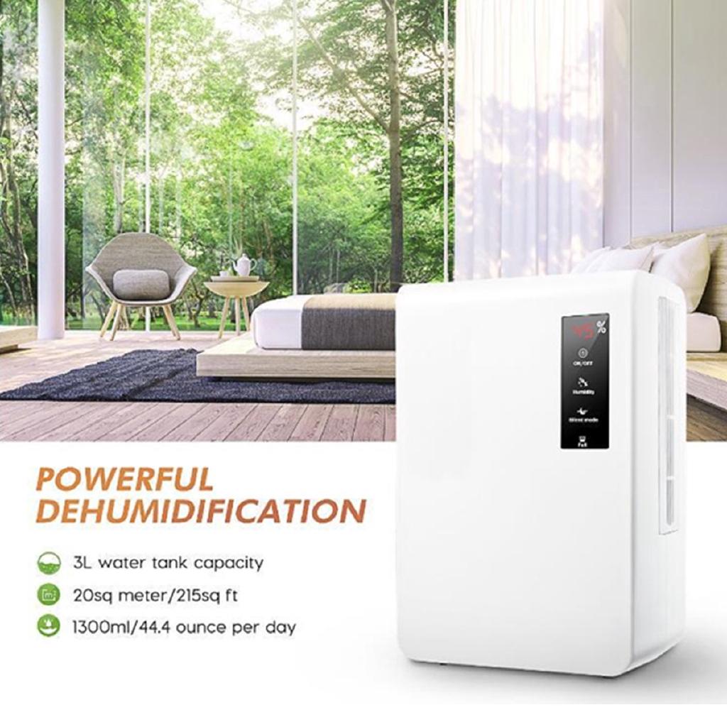AX3 3L 150W Dehumidifier Home Dehumidifier Mute Bedroom Basement Moisture In Home Kitchen Bathroom Basement Absorption Dryer
