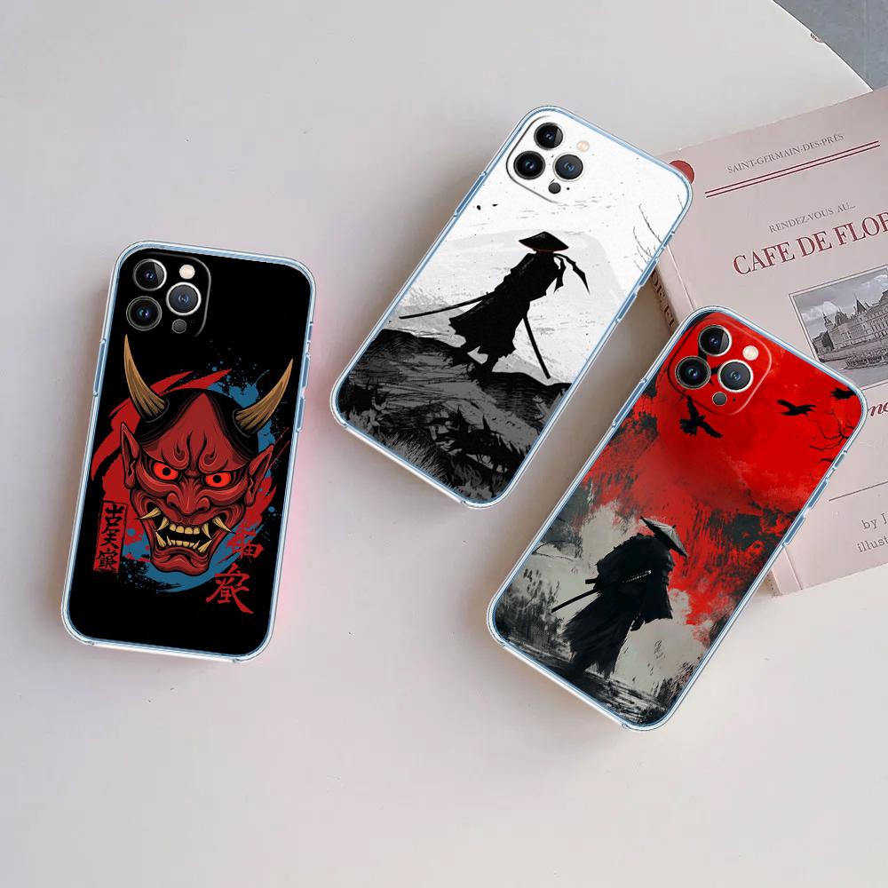 BF73 Япония Маска Самурая Чехол для Motorola Moto G10 G20 G30 G31 G32 G34 G35 G41 G42 G50 G51 G52 G55 G60 G60S G62 G71 G72 G75