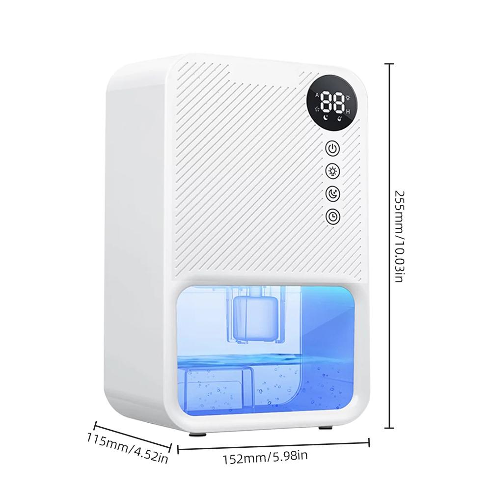 Электрические осушители для дома, тихий осушитель для помещений емкостью 37 унций с автоматическим отключением 7