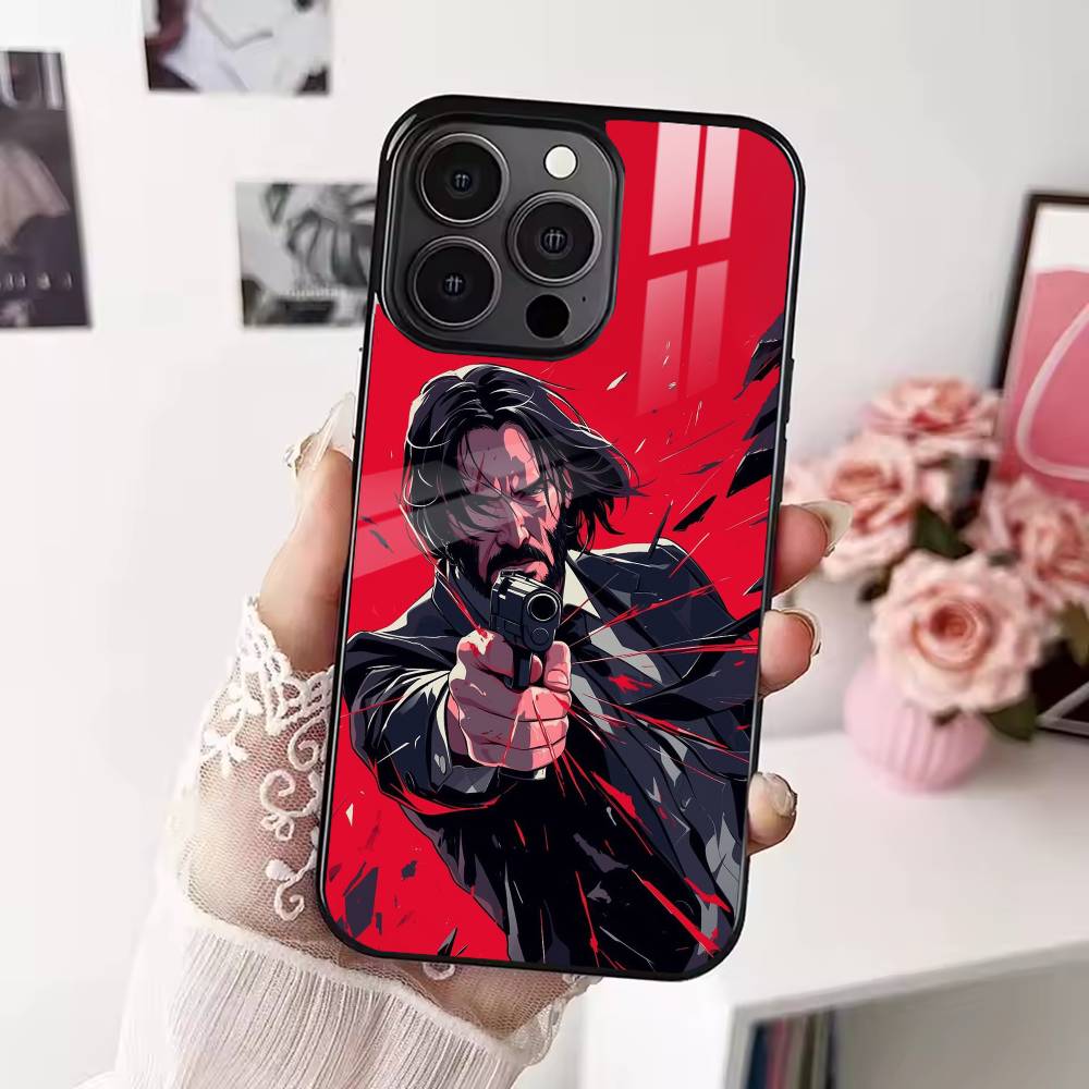 Классические фильмы Чехол для телефона John Wick Для iPhone 17,16,15,14,13,12,Plus,Pro,Max для Magsafe Магнитная Беспроводная Зарядка